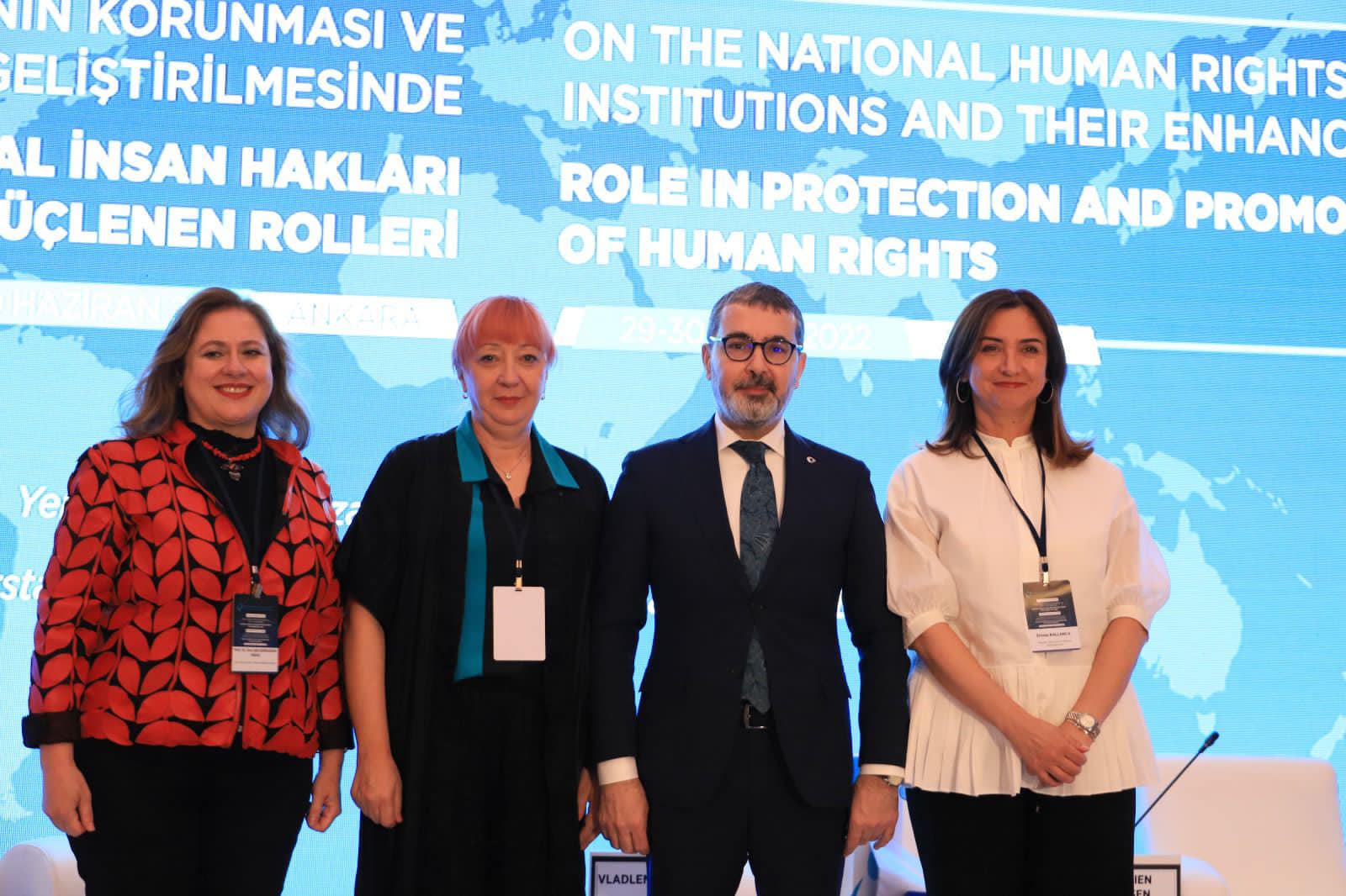 The International Summit on the National Human Rights Institutions, was organized from 29-30 June 2022 in Ankara Turkey.